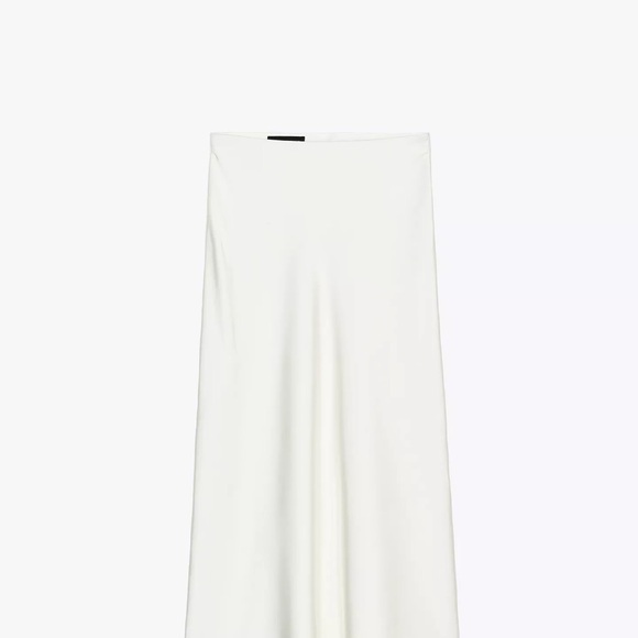 Zara Dresses & Skirts - Zara Satin Effect Midi Skirt